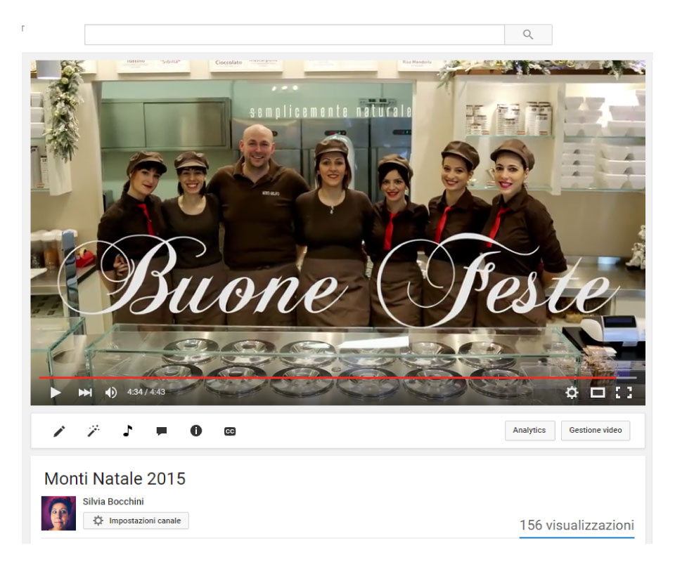 Video per le feste di Natale 2015 per MONTI GELATO <a href='http://www.montigelato.it' target='_blank'>Vedi il video</a>